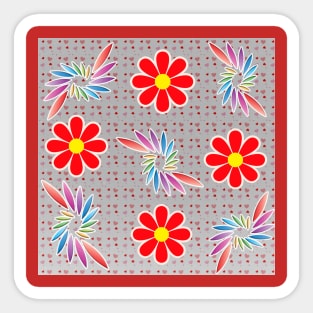 Flower design Sticker